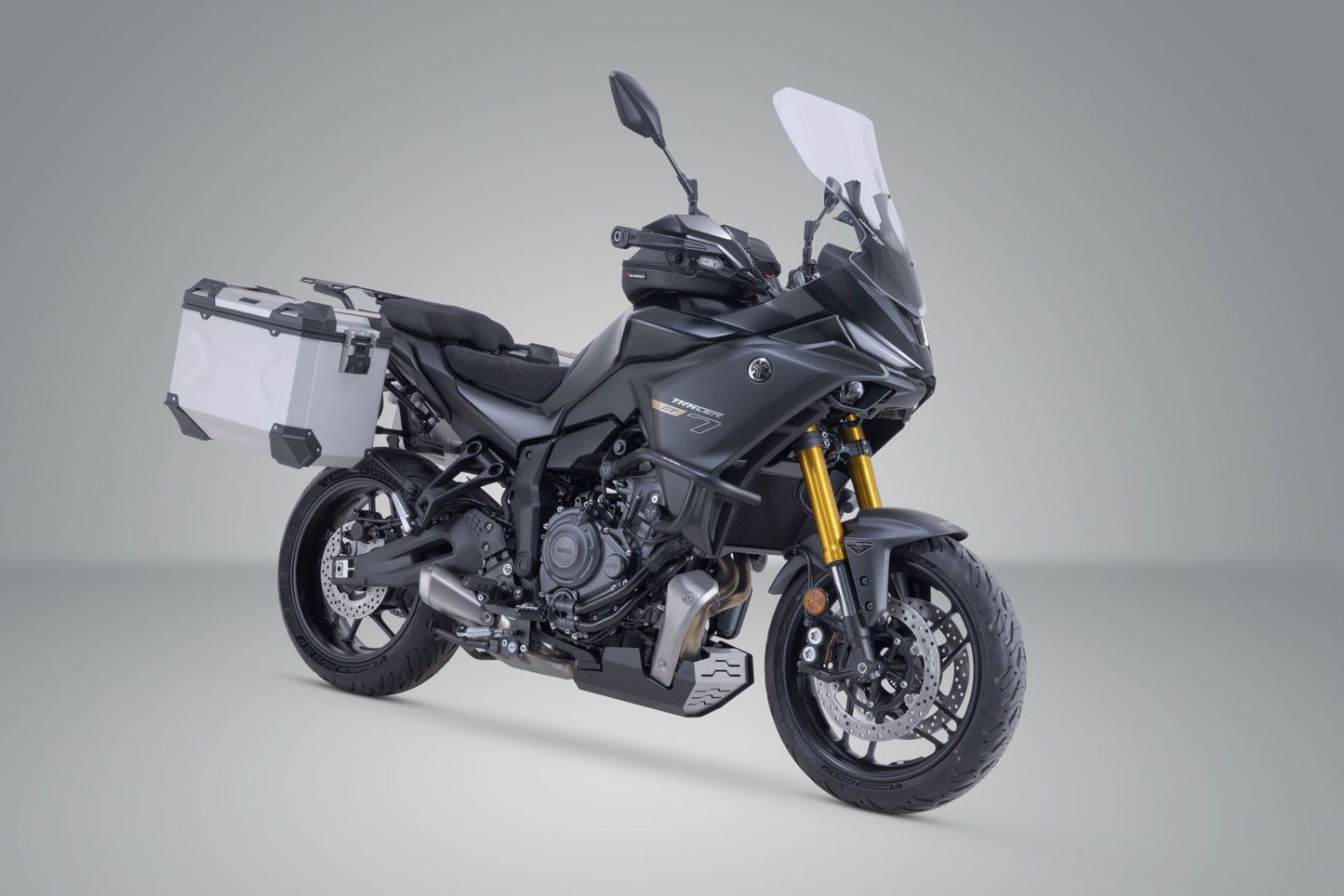 TRAX ADV aluminium case system Silver. 45/45 l. Yamaha Tracer 7 / GT (25-).