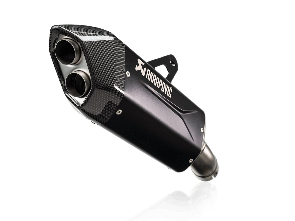 Akrapovic Slip On exhaust system Black. BMW R 1300 GS (23-), R 1300 GS Adv (24-).