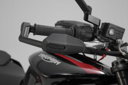 Lever Guards Triumph Street Triple 765 R / S (19-) with Wind Protection Black