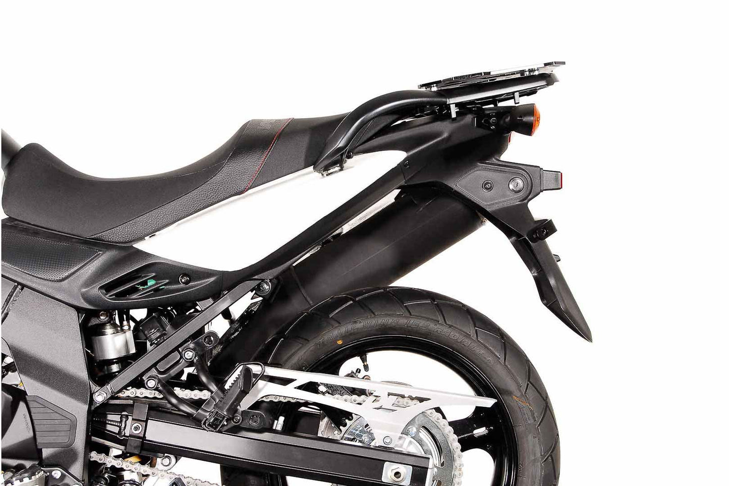 TRAX ADV Aluminium Case System 45/37 litre Suzuki DL 650 V-Strom (11-16) Black