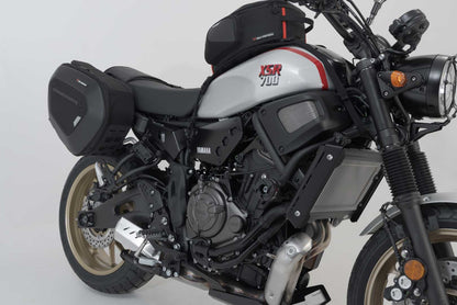 Slider set for frame Black Yamaha XSR700 (15-)