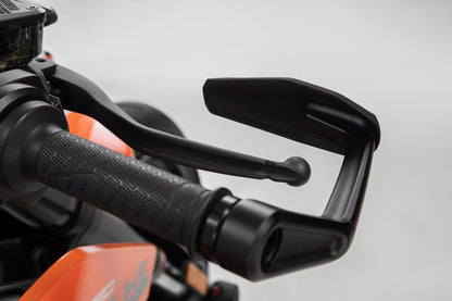 Lever Guards KTM 790/890 Duke, 1290 Super Duke R with Wind Protection Black