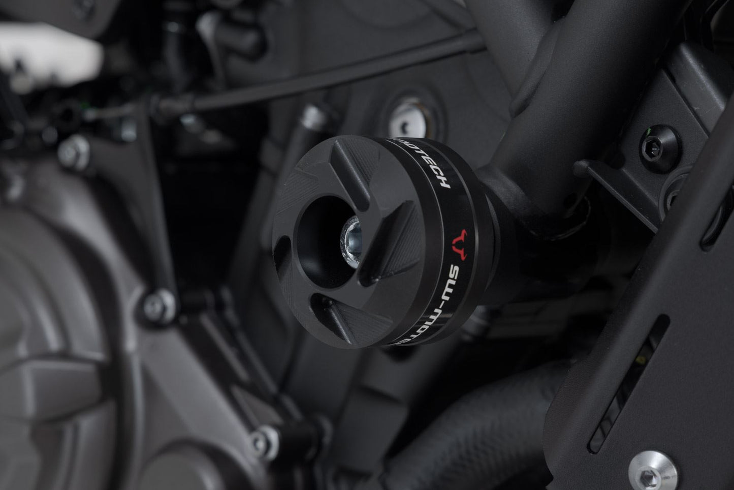 Slider set for frame Black Yamaha XSR700 (15-)
