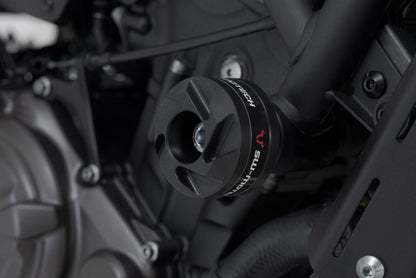 Slider set for frame Black Yamaha XSR700 (15-)