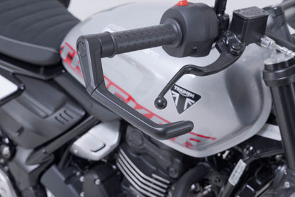 Lever guards Black. Triumph Tracker 400 (25-).