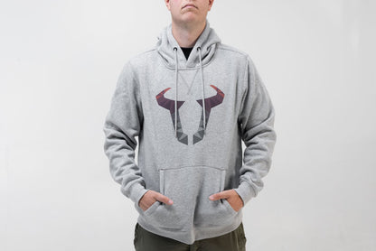 Hoodie Street Line. Grey. Unisex. Size XL.