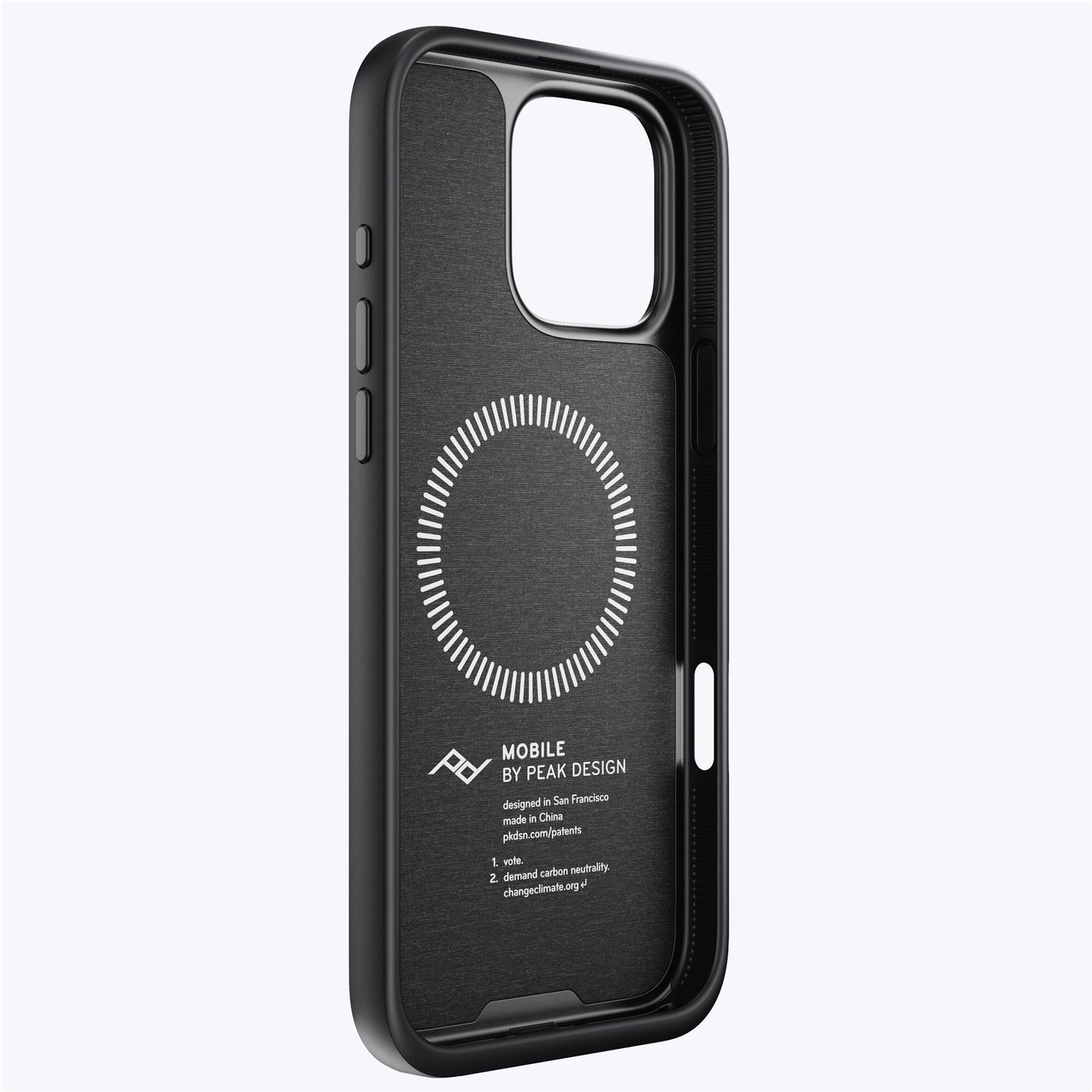 Mobile Everyday Fabric Case iPhone 16 Pro Max Charcoal