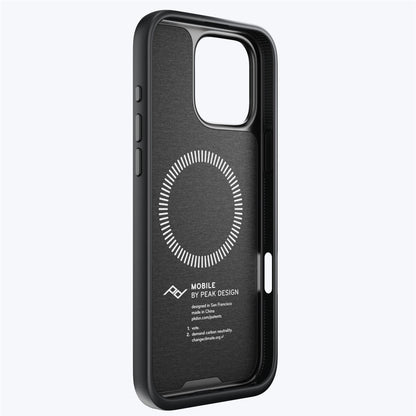 Mobile Everyday Fabric Case iPhone 16 Pro Max Charcoal