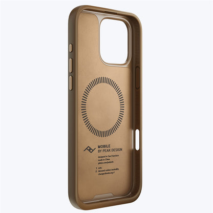 Mobile Everyday Fabric Case iPhone 16 Pro Max Tan
