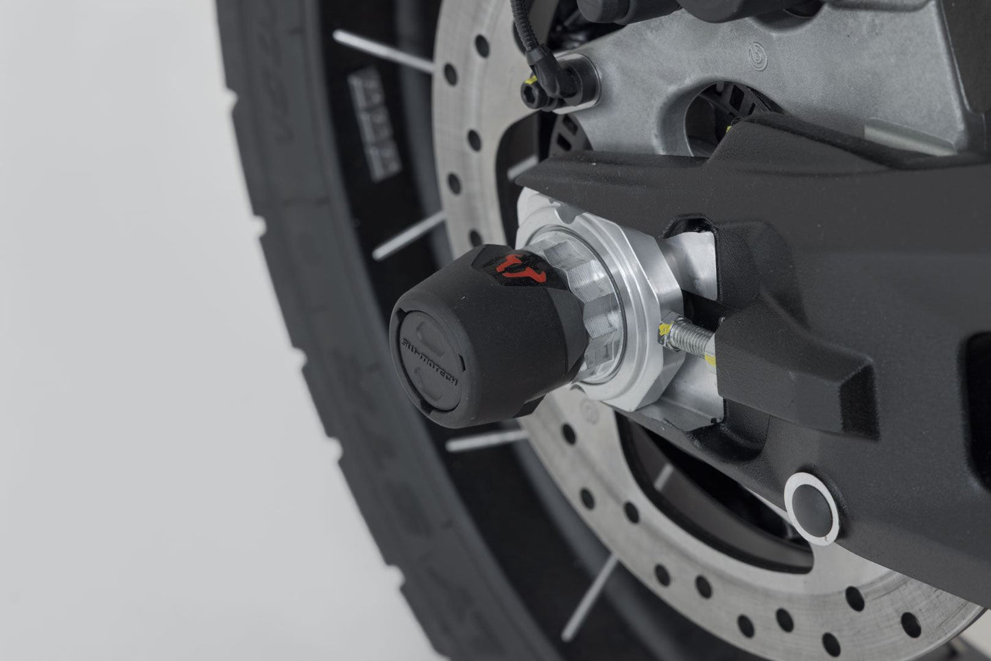 Slider set for rear axle Ducati models (14-) Black