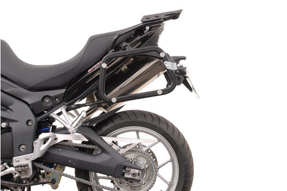 TRAX ADV Aluminium Case System 45/37 litre Triumph Tiger 1050 (06-12) Silver