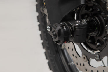 Slider Set for Front Axle Triumph Tiger 800 Modelle / SpeedTr 1050 / Ténéré Black