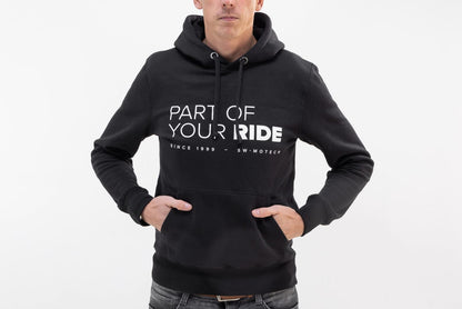 Hoodie Core Line. Black. Unisex. Size 3XL.