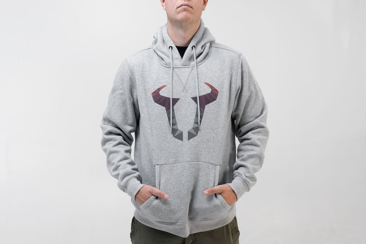 Hoodie Street Line. Grey. Unisex. Size 4XL.