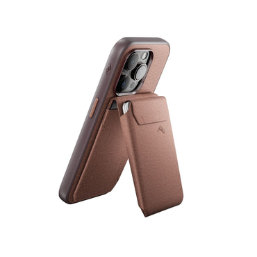 Mobile Wallet Stand Redwood
