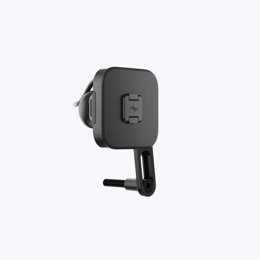 Mobile Motorcycle Mount Brake/Clutch Mount: Charging Black