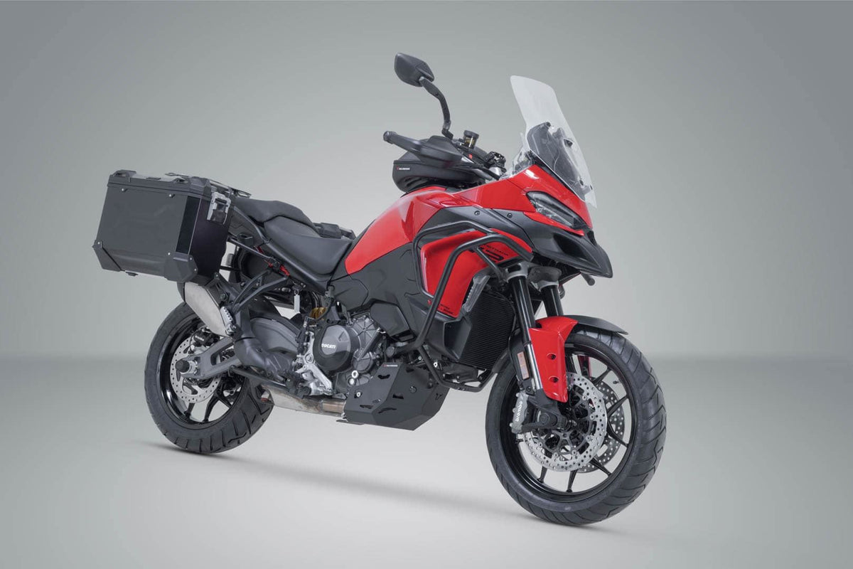 TRAX ADV aluminum case system Black. 37/37 l. Ducati Multistrada V2/V2S (24-).