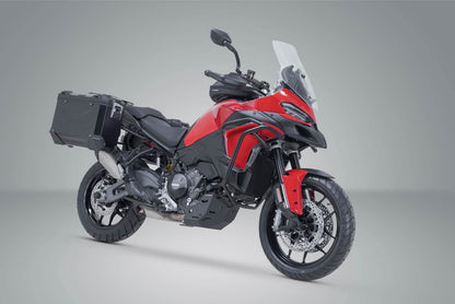 TRAX ADV aluminum case system Black. 37/37 l. Ducati Multistrada V2/V2S (24-).