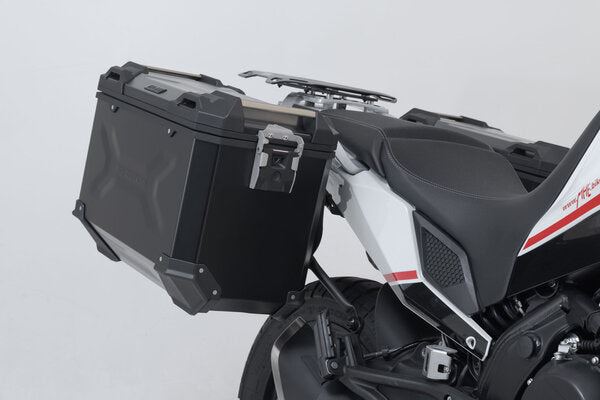 TRAX ADV aluminium case system Moto Morini X-Cape 650 (21-) 45/45 litre Black