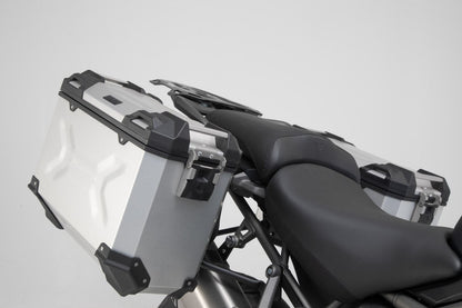TRAX ADV Aluminium Case System 37/37 litre Triumph Tiger1200/Explor (11-) Black