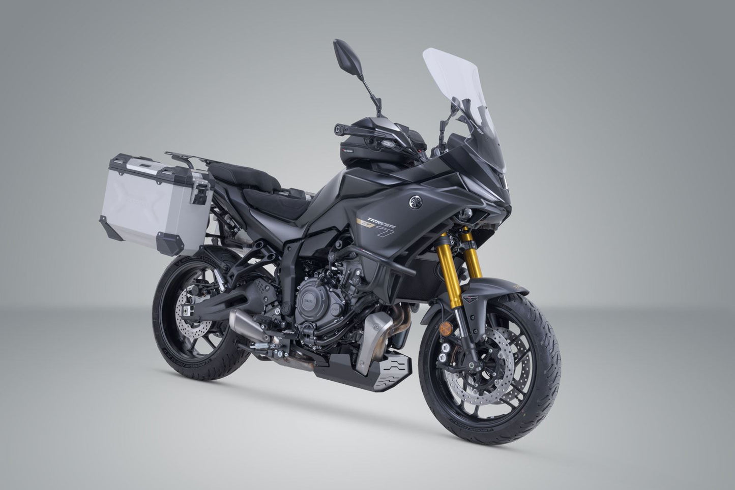 TRAX ADV aluminium case system Silver. 37/37 l. Yamaha Tracer 7 / GT (25-).