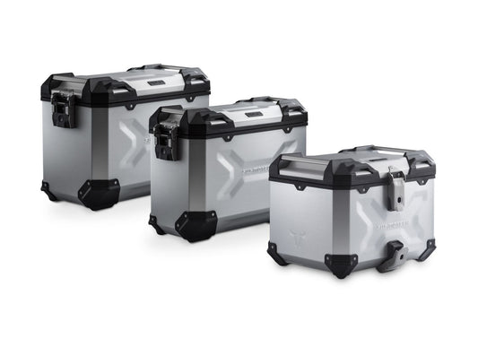 Adventure set luggage Black. BMW R 1300 GS (23-). BMW top case holder.