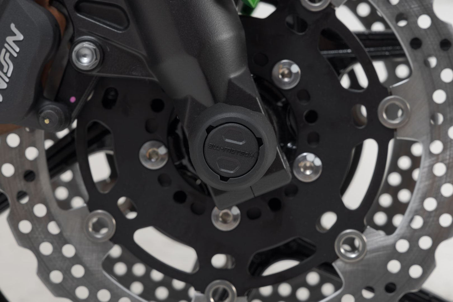 Slider set for front axle Black. Kawasaki Versys 650 (07-09) / (14-).