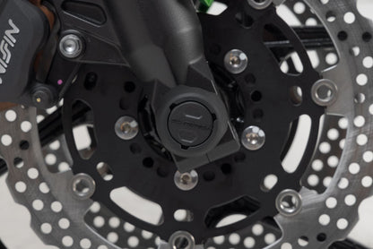 Slider set for front axle Black. Kawasaki Versys 650 (07-09) / (14-).