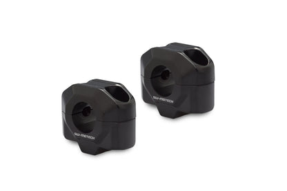 Bar riser for Ø 22 mm handlebar H=20 mm Black