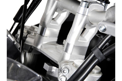Bar riser H=20 mm Triumph Tiger 800/ 900/ 1200. Silver