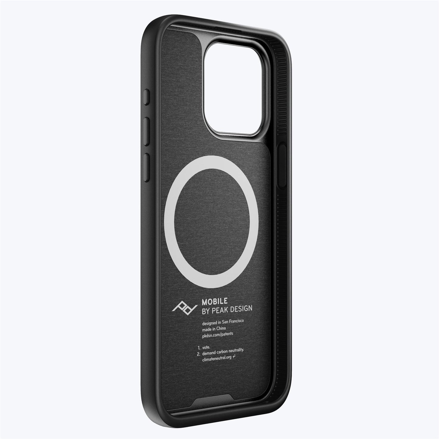 Mobile Everyday Loop Case iPhone 15 Pro Max v2 Charcoal