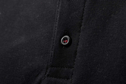 Polo shirt Core Line. Black. Men. Size S.