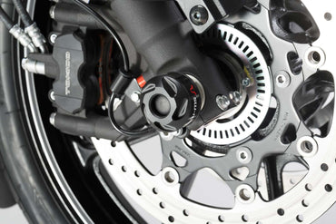 Slider Set for Front Axle Kawasaki V-Strom 1000 (14-19) / 1050 (19-), Yamaha MT-10 Black