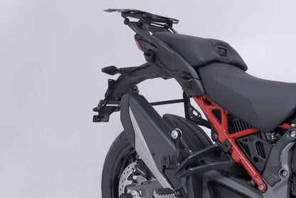 PRO side carrier Black. Ducati Multistrada V4 (20-).