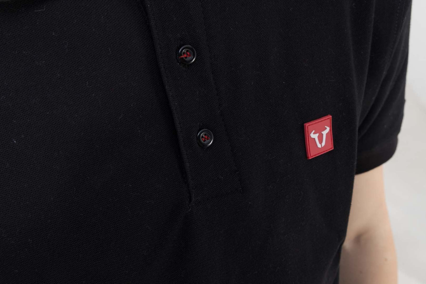 Polo shirt Core Line. Black. Men. Size L.
