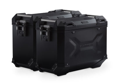 TRAX ADV aluminium case system Black. 45/45 l. Moto Guzzi Stelvio (23-).