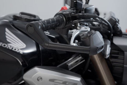 Lever Guards Honda CB650R (18-), Kawasaki Z650 (16-) with Wind Protection Black