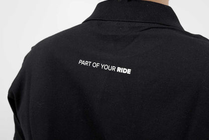 Polo shirt Core Line. Black. Men. Size M.