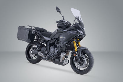 TRAX ADV aluminium case system Black. 37/37 l. Yamaha Tracer 7 / GT (25-).