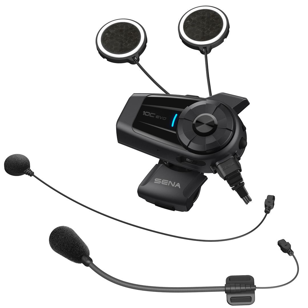 10C EVO Helmet Intercom & 4K Camera - Bluetooth