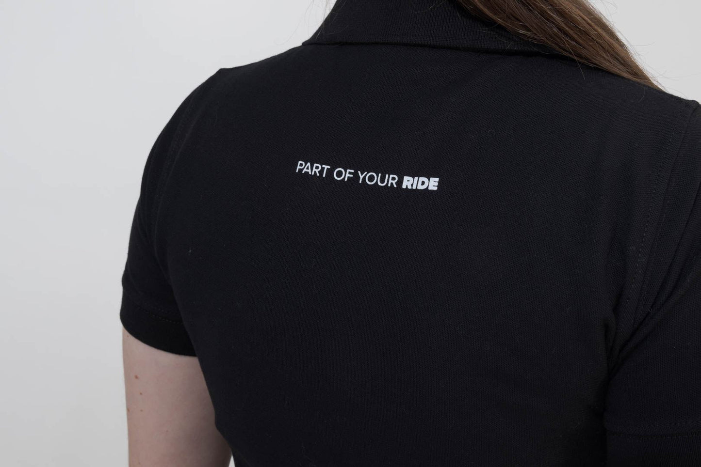 Polo shirt Core Line. Black. Women. Size XS.