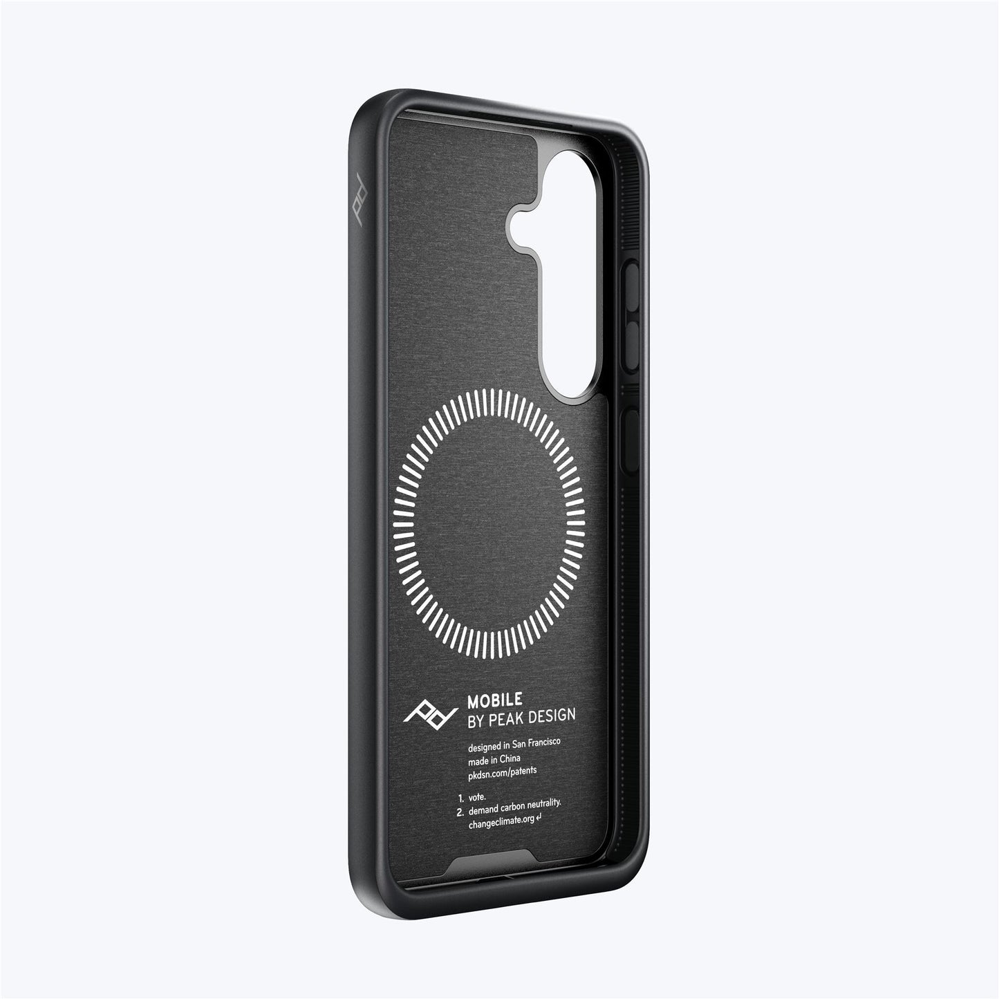 Mobile Everyday Fabric Case Samsung Galaxy S25 Charcoal