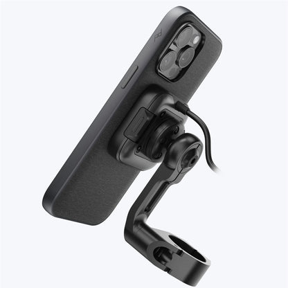 Mobile Motorcycle Mount Bar Mount v2: Charging Black