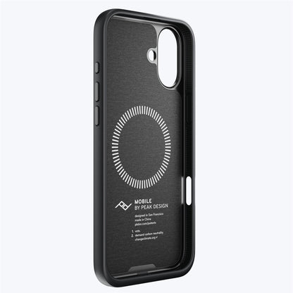 Mobile Everyday Fabric Case iPhone 16 Plus Charcoal