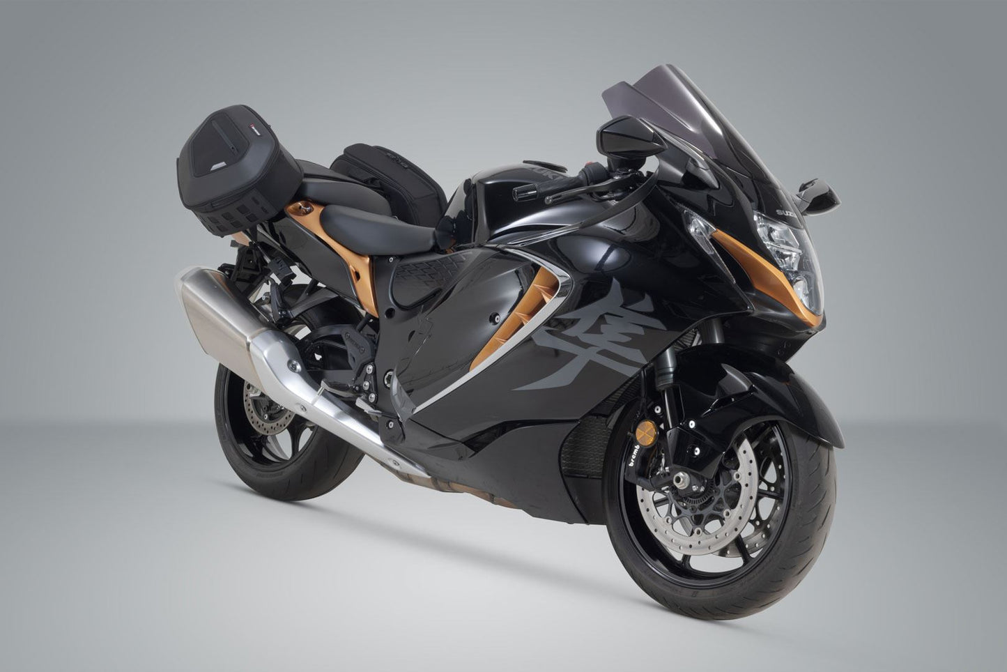 PRO BLAZE H saddlebag set Black. Suzuki GSX 1300 R Hayabusa (08-20).