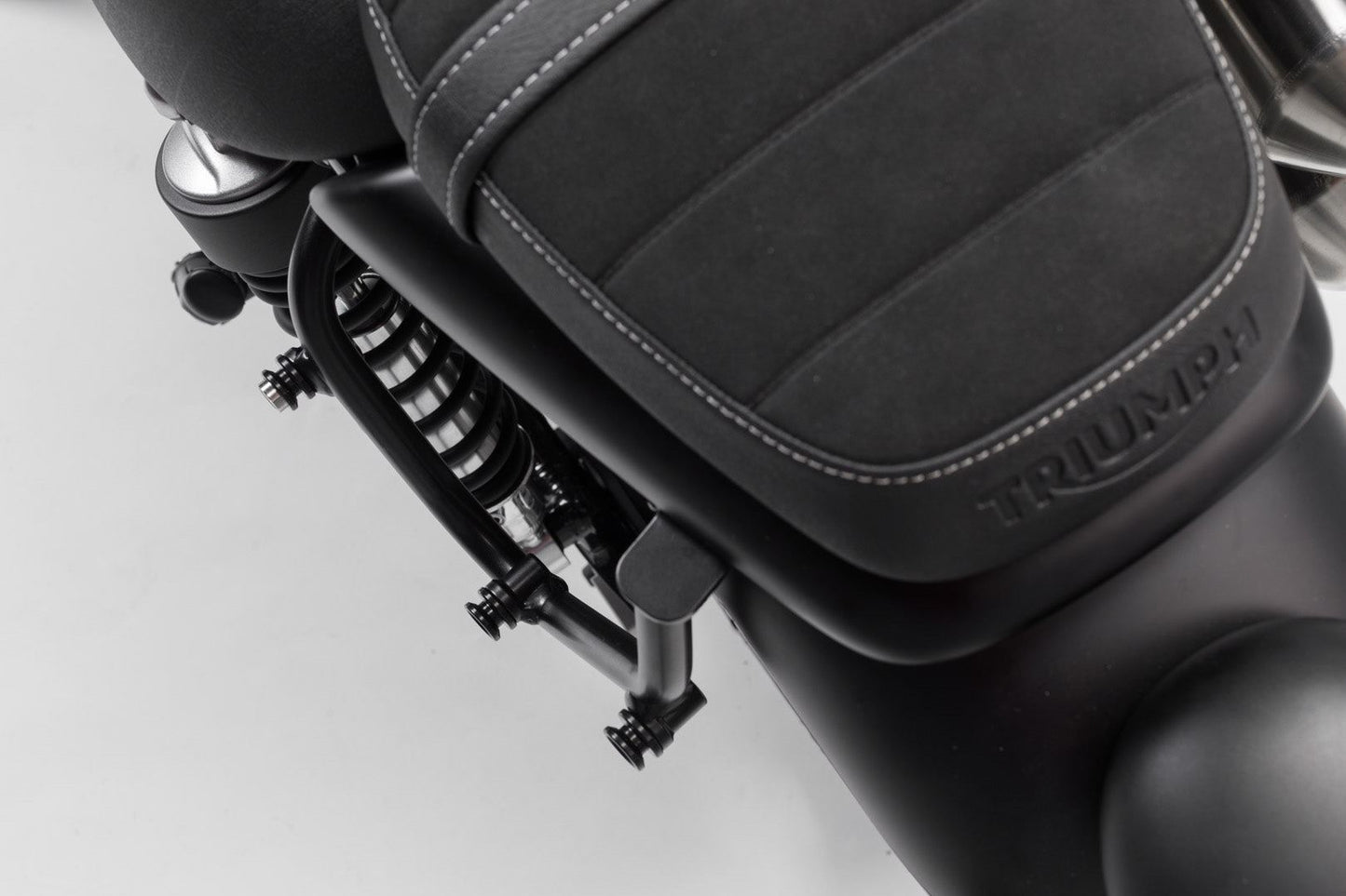 SLC Side Carrier Left Triumph Street Twin/ Scrambler/ Cup, Thruxton TFC