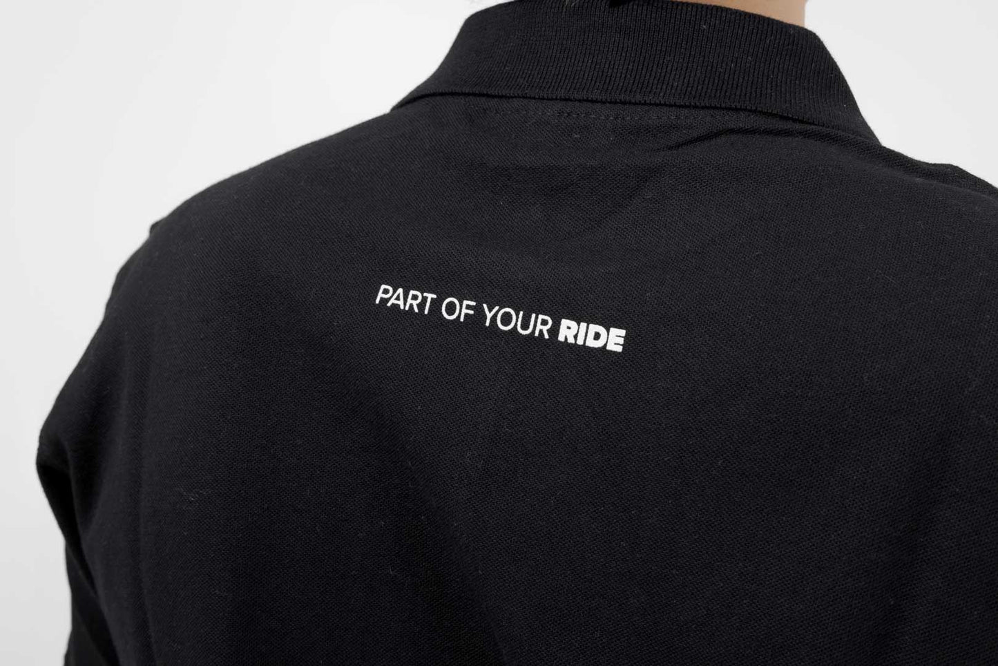 Polo shirt Core Line. Black. Men. Size XL.