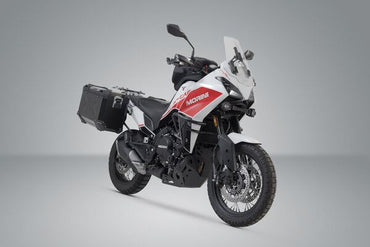 TRAX ADV aluminium case system Moto Morini X-Cape 650 (21-) 45/45 litre Black