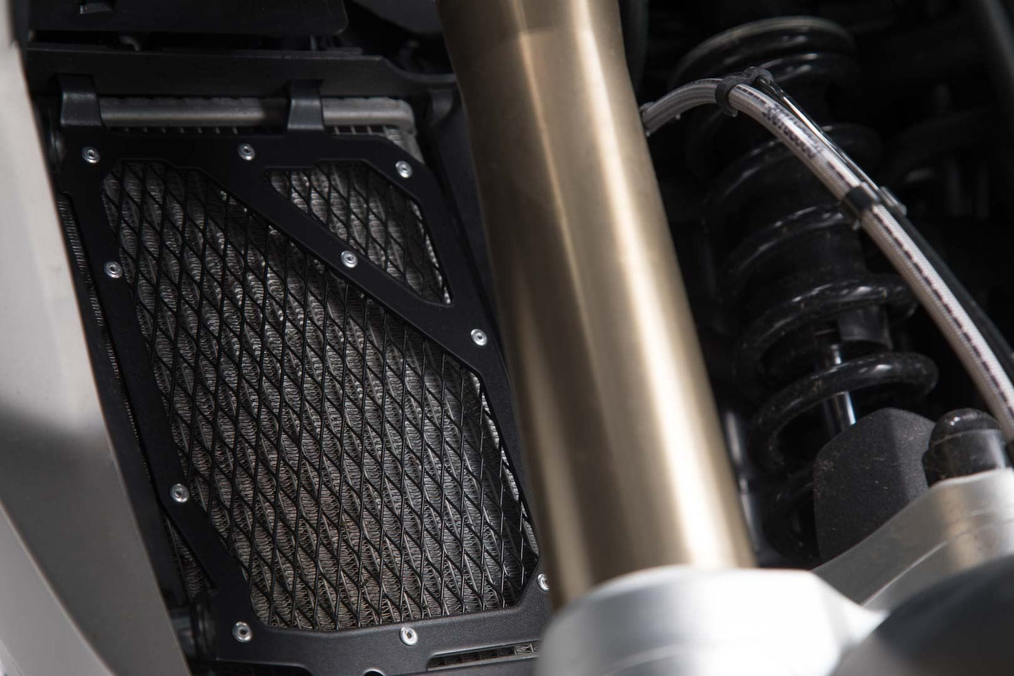 Radiator guard BMW R1200GS (16-18), R1250GS (18-). Black