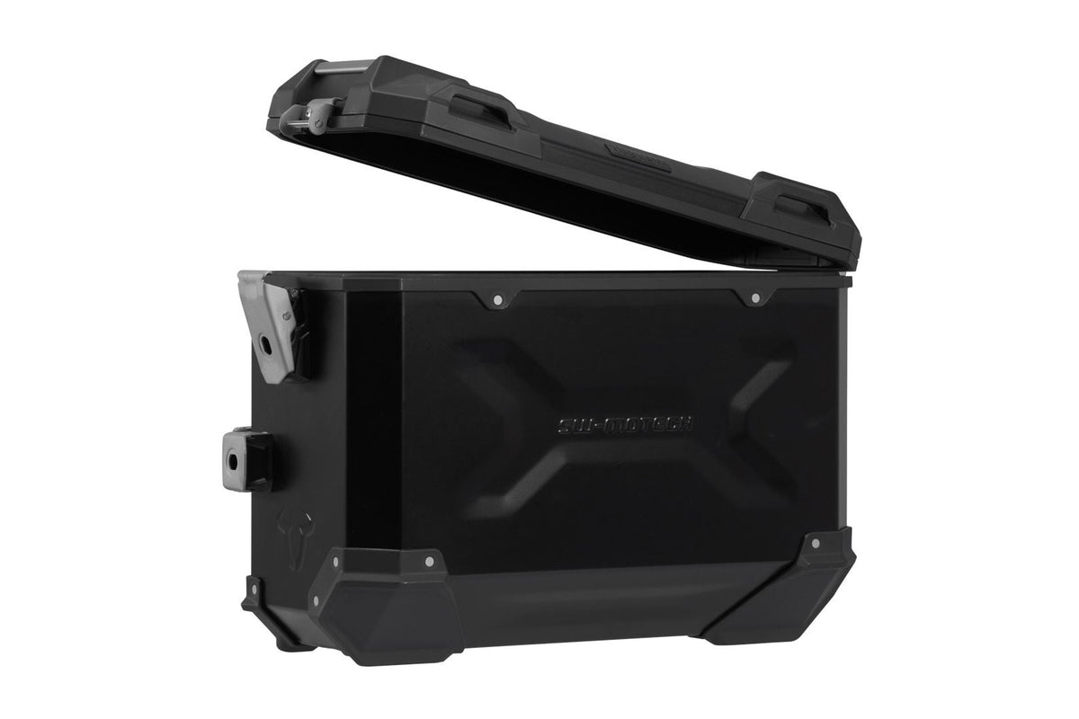 TRAX ADV aluminium case system Black. 45/45 l. Moto Guzzi Stelvio (23-).
